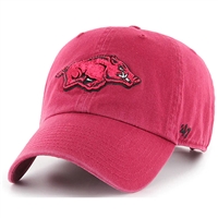 Arkansas Razorbacks 47 Brand Clean Up Adjustable Hat - Crimson