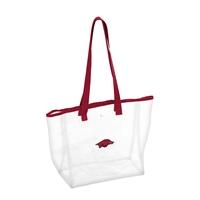 Arkansas Razorbacks Clear Stadium Tote Bag