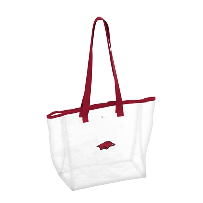 Arkansas Razorbacks Clear Stadium Tote Bag