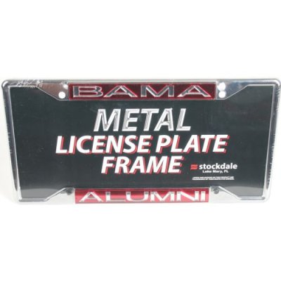 Alabama Crimson Tide Metal Alumni Inlaid Acrylic License Plate Frame