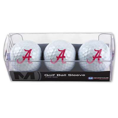 Alabama Crimson Tide Golf Balls - 3 Pack