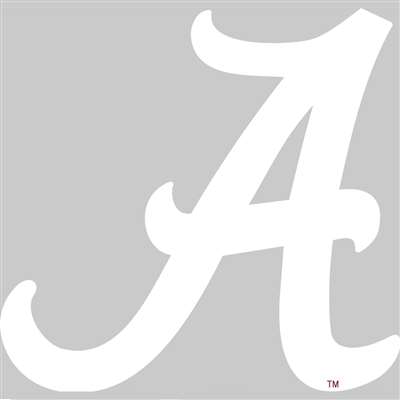 Alabama Crimson Tide Die-Cut Transfer Decal - White