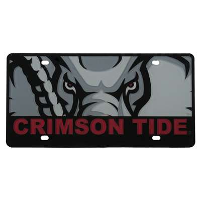 Alabama Crimson Tide Full Color Mega Inlay License Plate