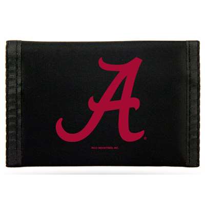 Alabama Crimson Tide Nylon Tri-Fold Wallet