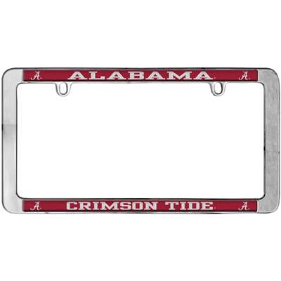 Alabama Crimson Tide Thin Metal License Plate Frame