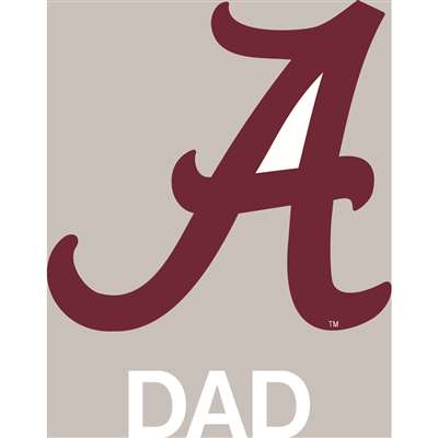 Alabama Crimson Tide Transfer Decal - Dad