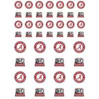 Alabama Crimson Tide Small Sticker Sheet - 2 Sheets