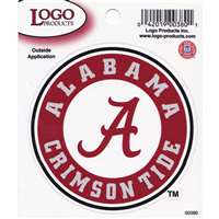 Alabama Crimson Tide Logo Decal - 3.5" x 3.5"