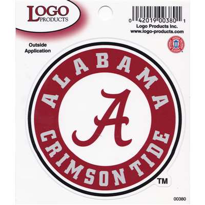 Alabama Crimson Tide Logo Decal - 5" x 5"