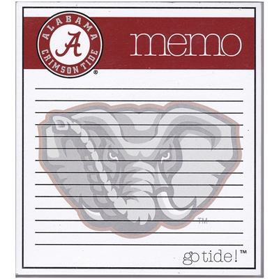 Alabama Crimson Tide Memo Note Pad - 2 Pads