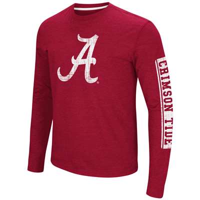Alabama Crimson Tide Colosseum Sky Box L/S T-Shirt - Logo
