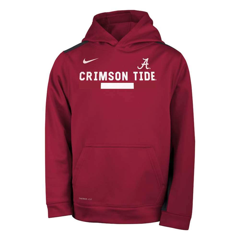 Nike Alabama Crimson Tide Youth Therma-FIT Performance Hoodie