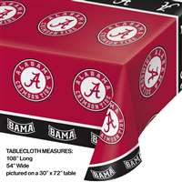 Be ready for game day! Cheer on your favorite college team with this full color, plastic team table cover! Measures 108 inches long by 54 inches wide. Officially licensed by the NCAA and manufactured in the USA.