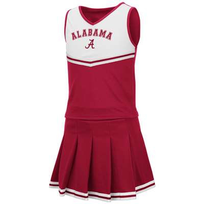 Alabama Crimson Tide Youth Girls Colosseum Pinky Cheer Dress Set