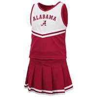 Alabama Crimson Tide Toddler Girls Colosseum Pinky Cheer Dress Set