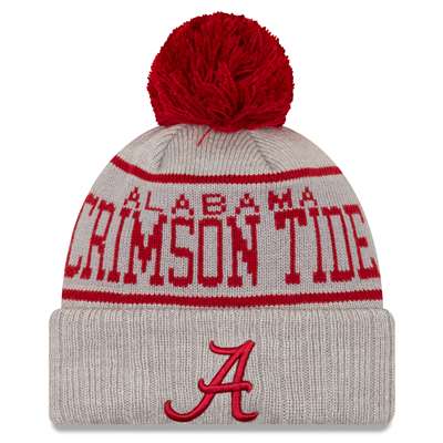 Alabama Crimson Tide New Era A3 Knit Beanie - Grey