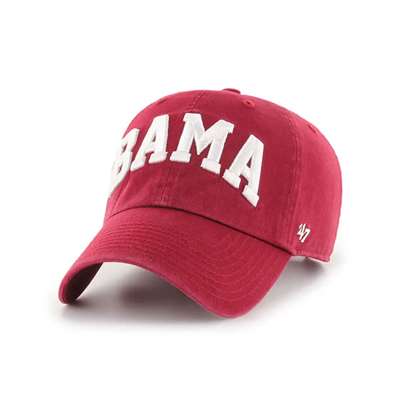 Alabama Crimson Tide 47 Brand Clean Up Adjustable Hat - Bama