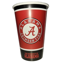 Alabama Crimson Tide Disposable Paper Cups - 8 Pack