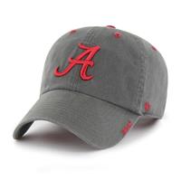 Alabama Crimson Tide 47 Brand Ice Clean Up Adjustable Hat - Charcoal