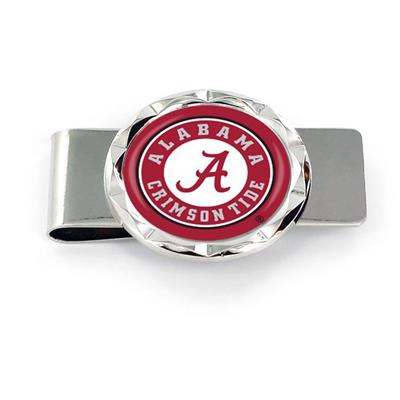 Alabama Crimson Tide Diamond Cut Money Clip