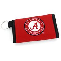 Alabama Crimson Tide Nylon Wallet Keychain