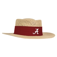 Alabama Crimson Tide Ahead Gambler Straw Hat