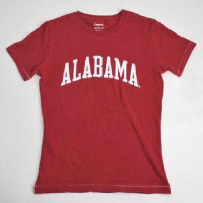 Alabama T-shirt - Ladies By League - Maroon