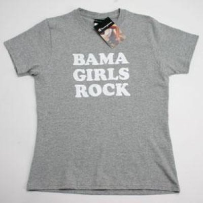 Alabama T-shirt By Champion - Bama Girls Rock - Oxford Heather