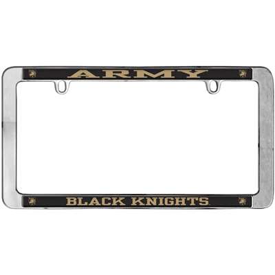 Army Black Knights Thin Metal License Plate Frame
