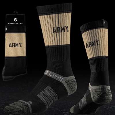 Army Black Knights Strapped Fit 2.0 Socks - Black