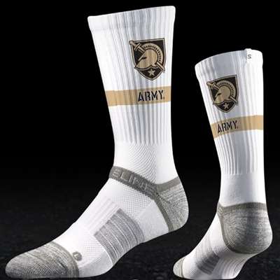 Army Black Knights Strapped Fit 2.0 Socks - White