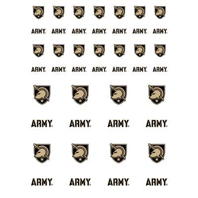 Army Black Knights Small Sticker Sheet - 2 Sheets