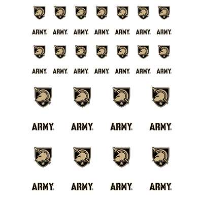 Army Black Knights Small Sticker Sheet - 2 Sheets