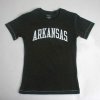 Arkansas Ladies T-shirt - Black