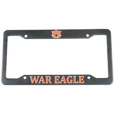 Auburn Tigers Plastic License Plate Frame