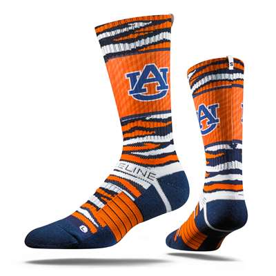 Auburn Tigers Strideline Strapped Fit 2.0 Socks - Orange