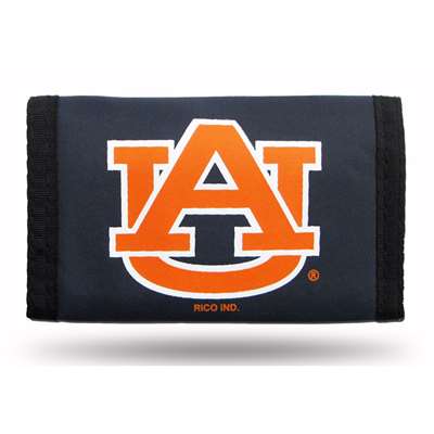 Auburn Tigers Nylon Tri-Fold Wallet