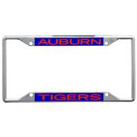 Auburn Tigers Metal Inlaid Acrylic License Plate Frame
