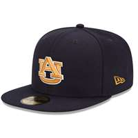 Auburn Tigers New Era 5950 Fitted Baseball - Navy