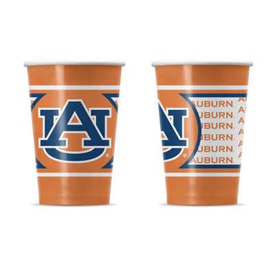Auburn Tigers Disposable Paper Cups - 20 Pack