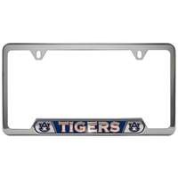 Auburn Tigers Stainless Steel License Plate Frame