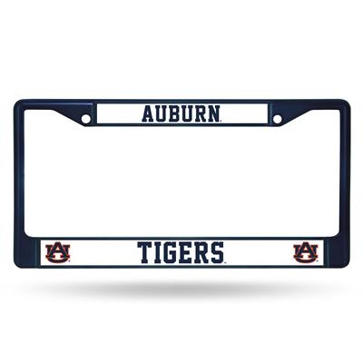 Auburn Tigers Team Color Chrome License Plate Frame