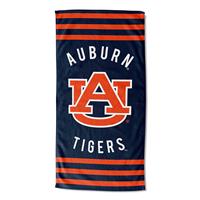 Auburn Tigers Stripes Beach Towel