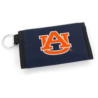 Auburn Tigers Nylon Wallet Keychain