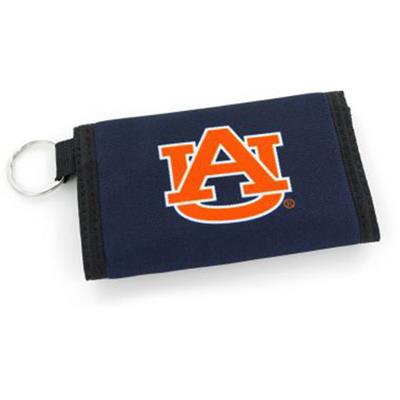 Auburn Tigers Nylon Wallet Keychain