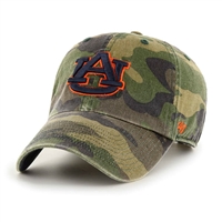 Auburn Tigers 47 Brand Clean Up Adjustable Hat - C