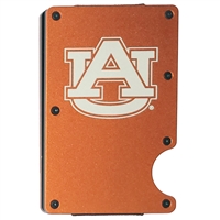 Auburn Tigers Aluminum RFID Cardholder - Orange