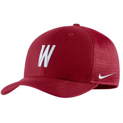 Nike Washington State Cougars Aero Mesh Swoosh Flex Hat