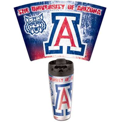 Arizona Wildcats 16oz Plastic Travel Mug