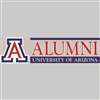 Arizona Wildcats Die Cut Decal Strip - Alumni